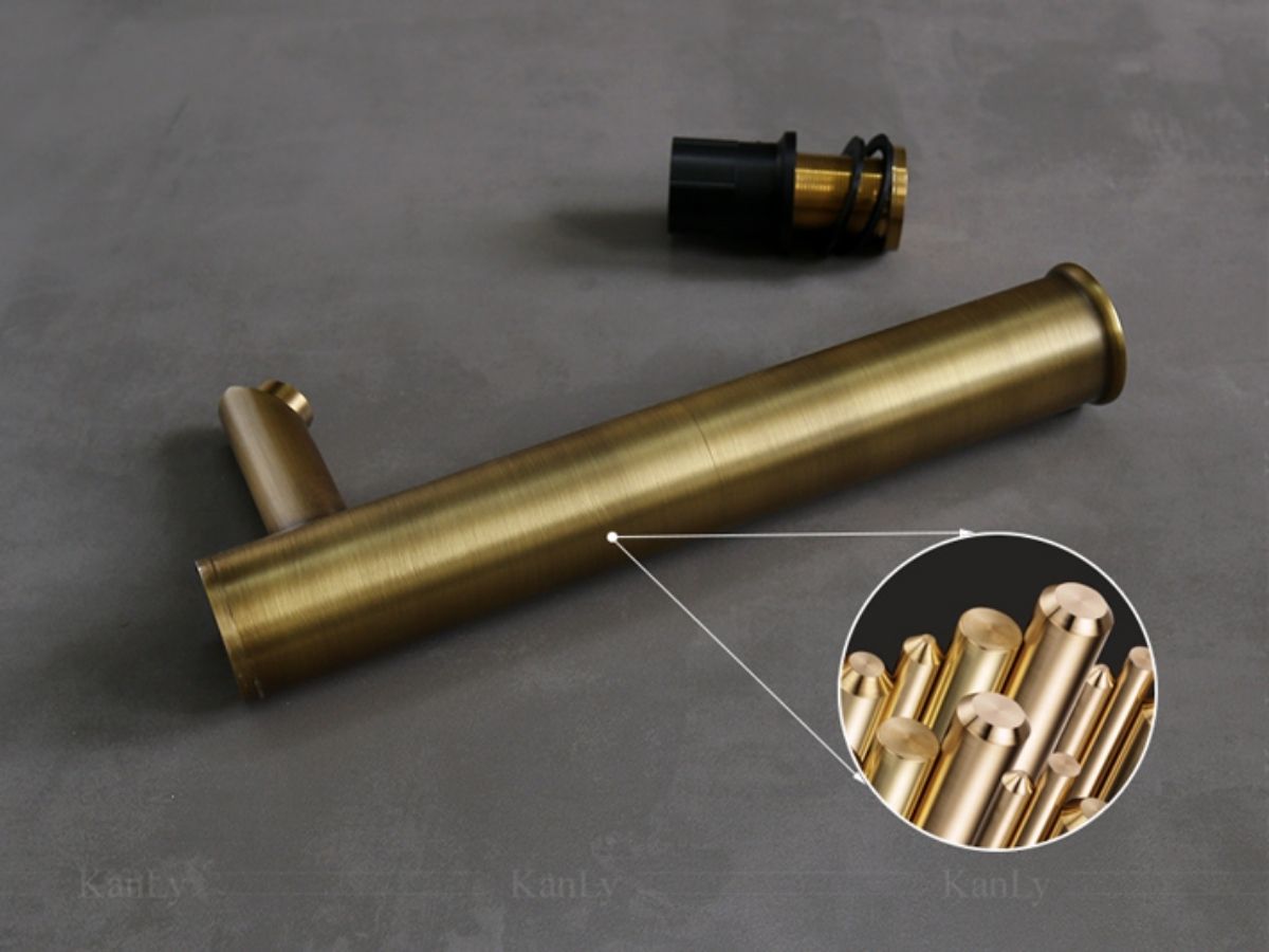 Vòi chậu lavabo cảm ứng bằng đồng Kanly GCAC1