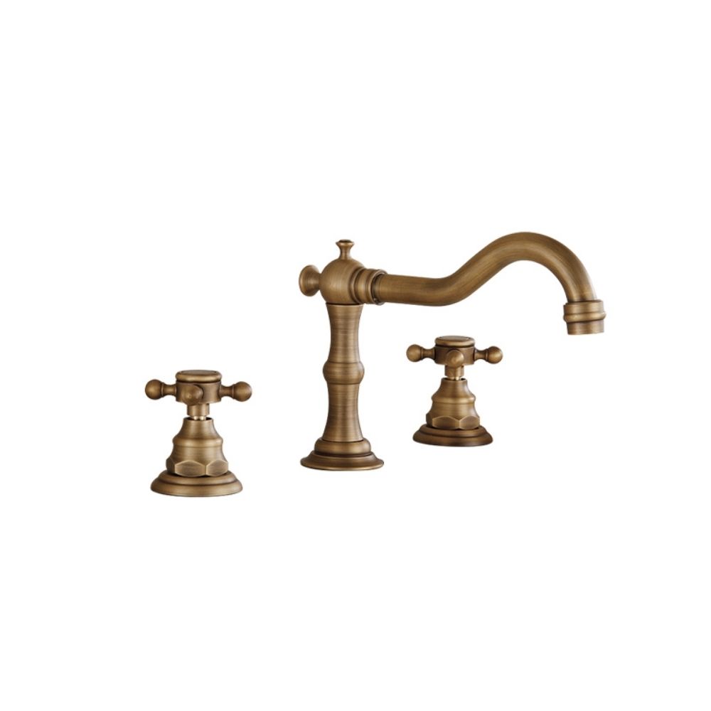 Vòi chậu âm bàn nóng lạnh bằng đồng Kanly GCB07