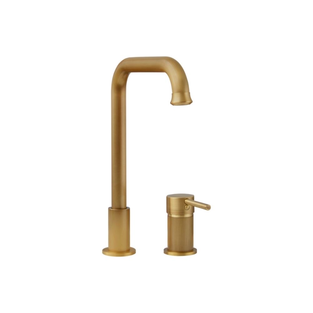 Vòi chậu âm bàn nóng lạnh bằng đồng Kanly GCC41