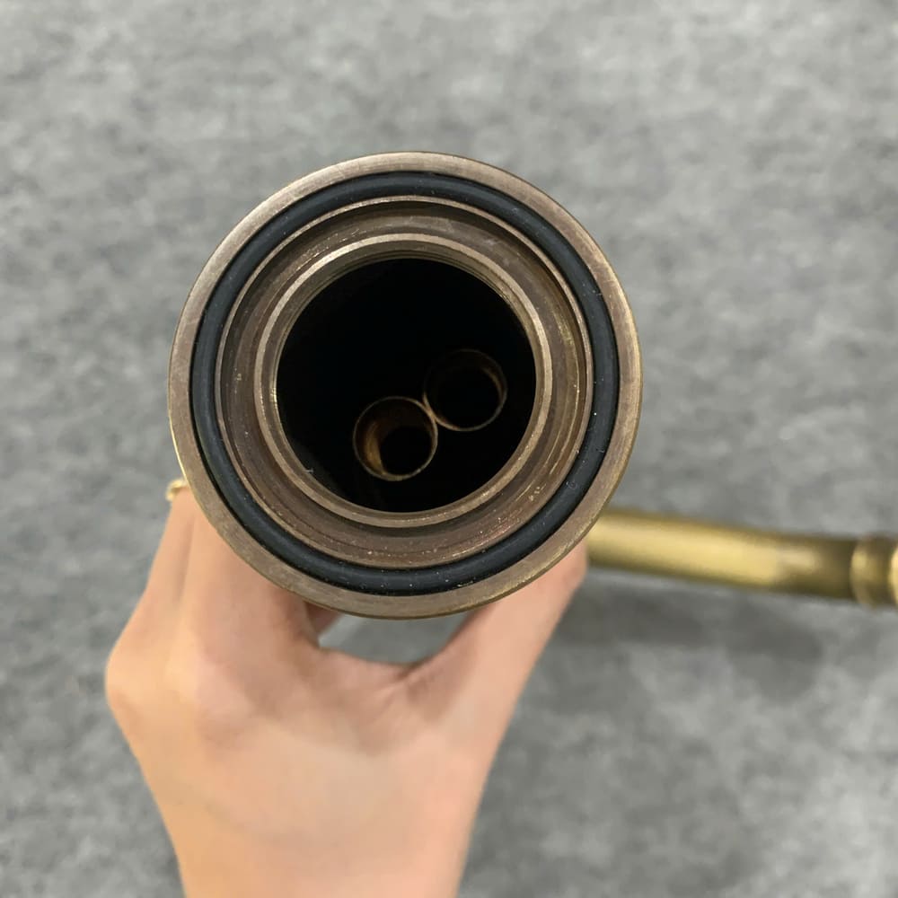 Vòi chậu lavabo nóng lạnh bằng đồng Kanly GCA13/GCV13