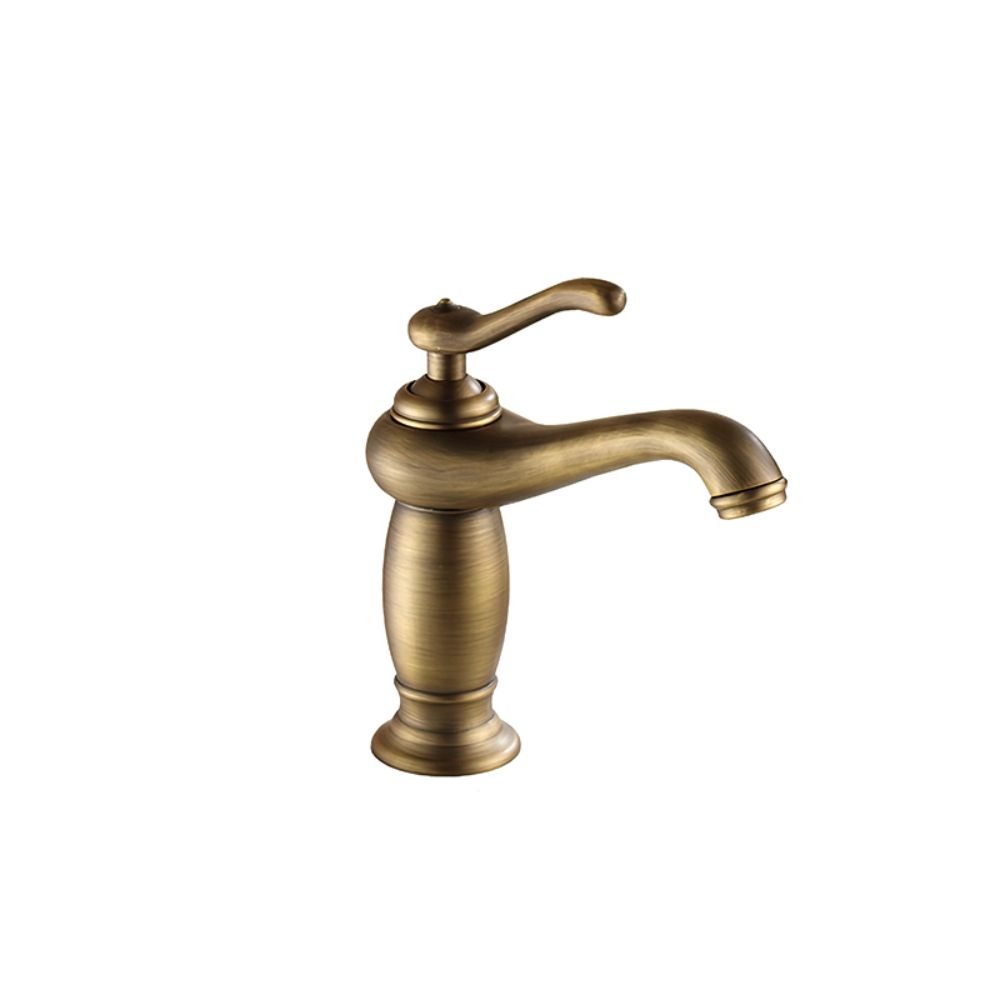 Vòi chậu lavabo nóng lạnh bằng đồng Kanly GCV03