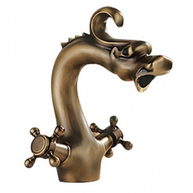 Vòi chậu lavabo nóng lạnh bằng đồng Kanly GCA10 / GCV10