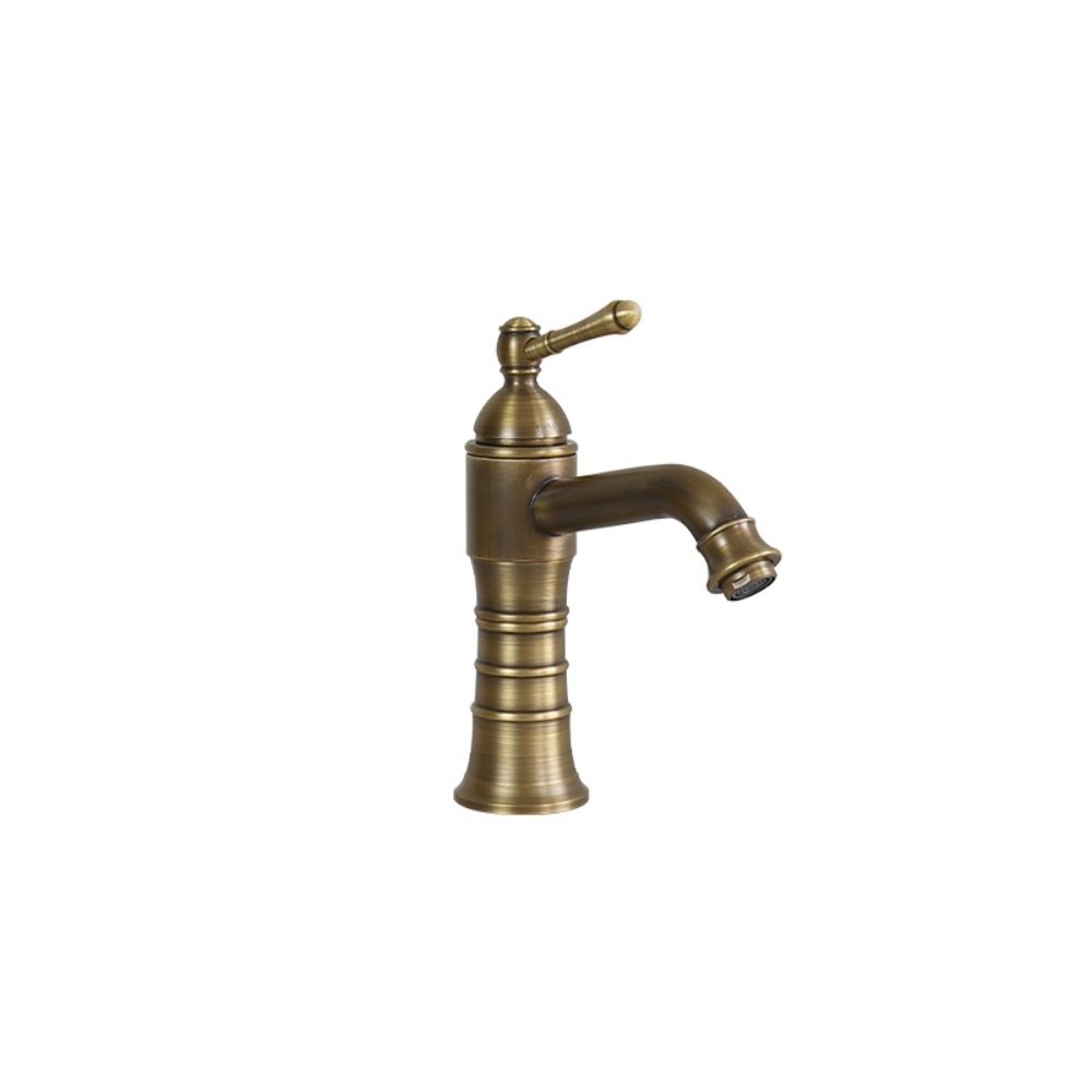 Vòi chậu lavabo nóng lạnh bằng đồng Kanly GCV13