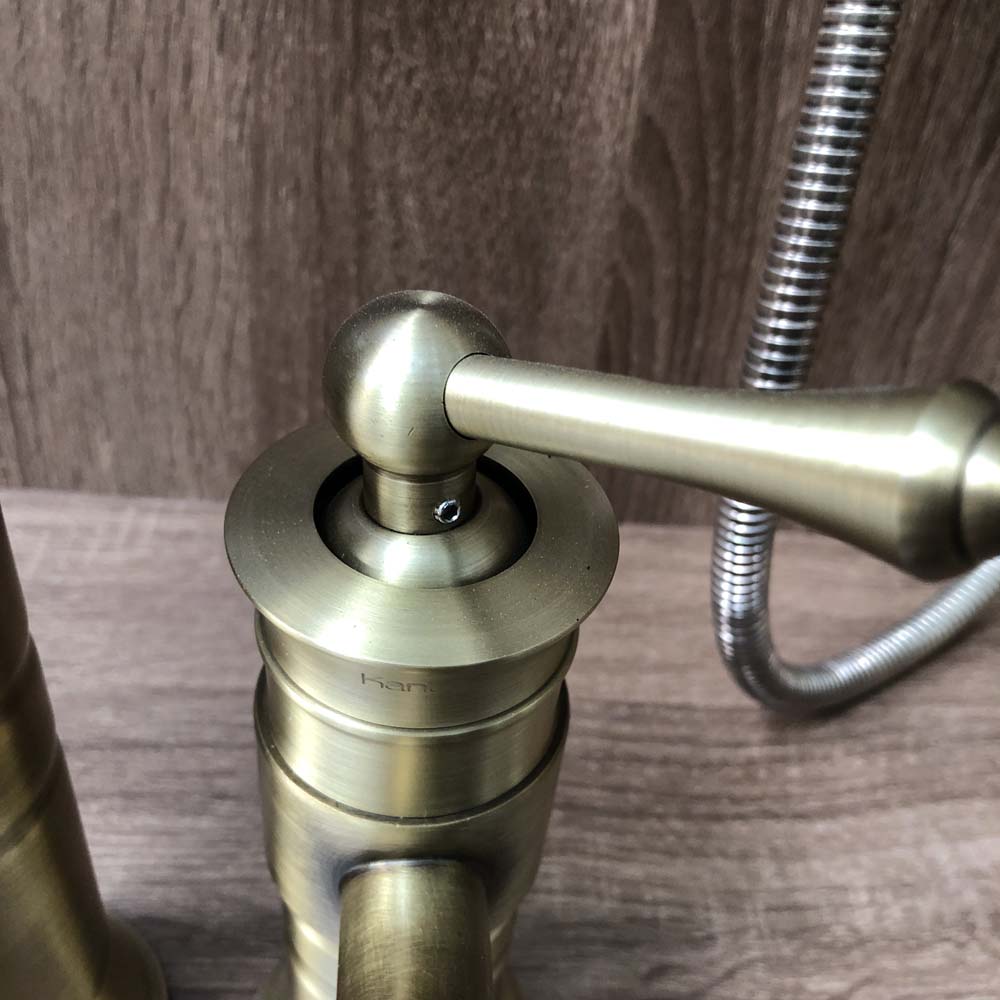 Vòi chậu nóng lạnh bằng đồng Kanly GCA16/V16