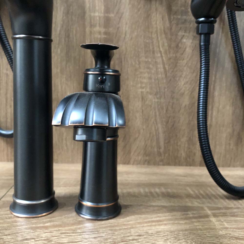 Vòi lavabo nóng lạnh bằng đồng Kanly GCA41B/V41B