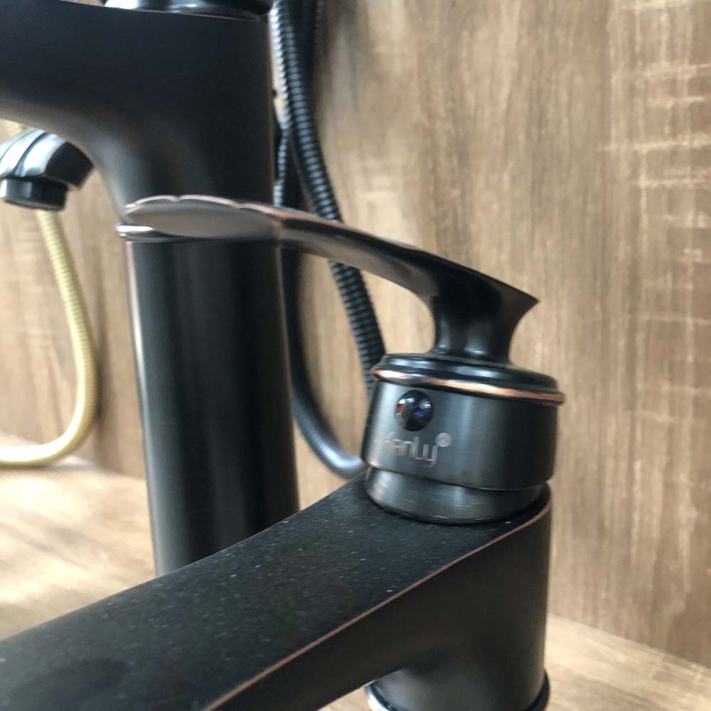 Vòi lavabo nóng lạnh bằng đồng Kanly GCA41B/V41B