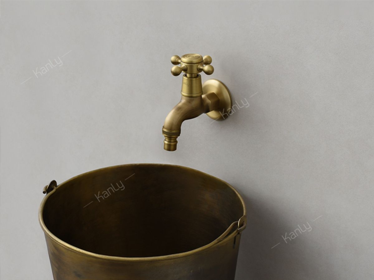 Vòi hồ nước lạnh bằng đồng Kanly GCT01N