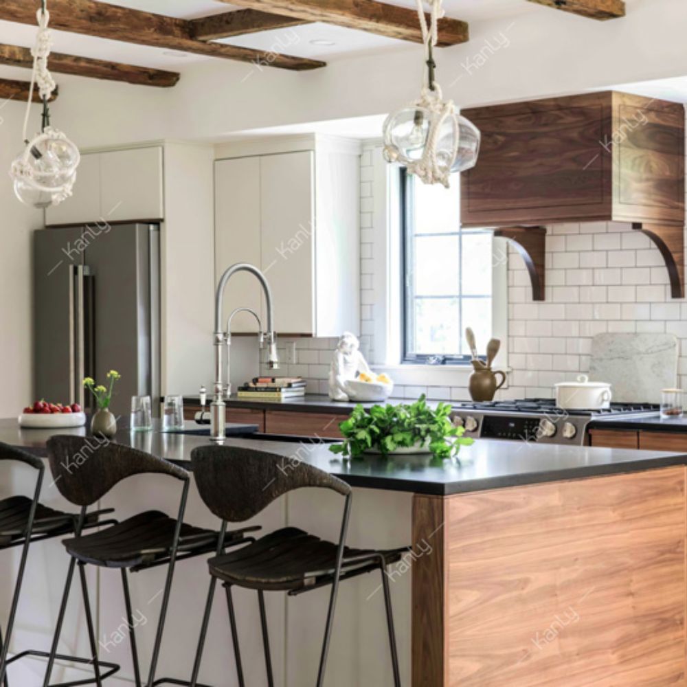 Vòi rửa bát dây rút nóng lạnh bằng đồng Kanly CHC09