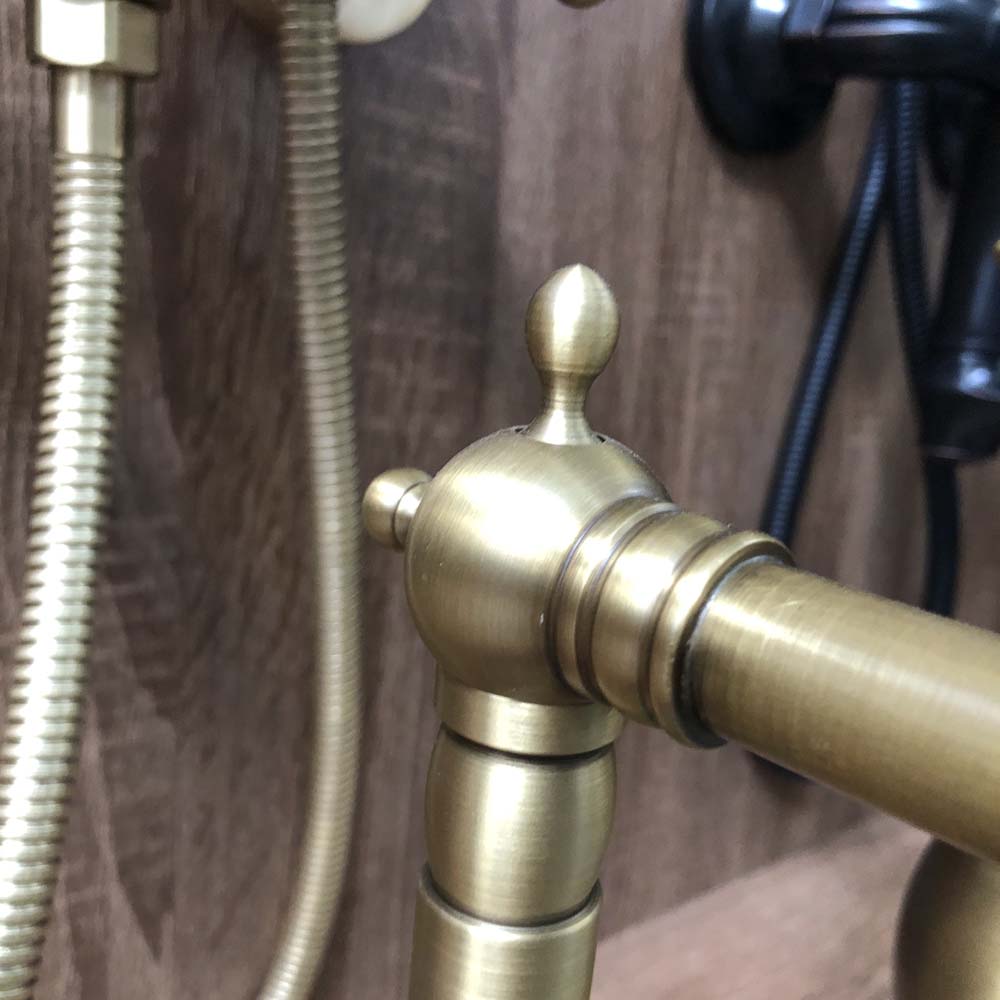 Vòi rửa bát nóng lạnh bằng đồng Kanly GCC04