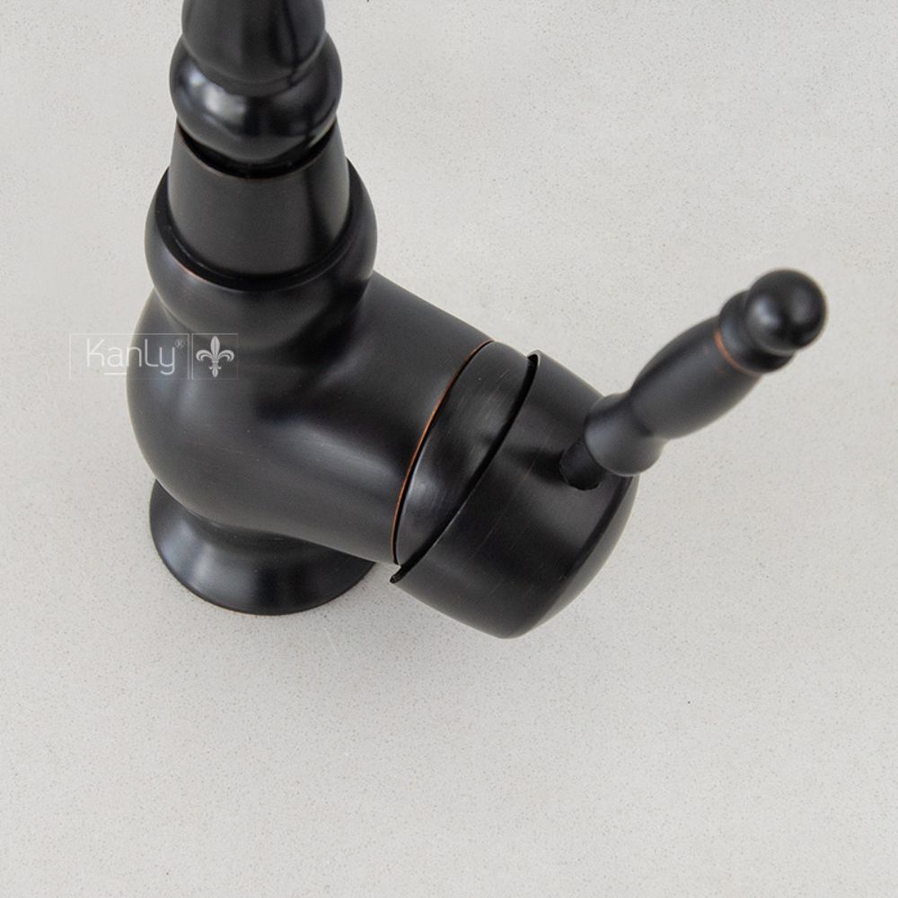 Vòi rửa chén bát nóng lạnh bằng đồng Kanly GCC04B
