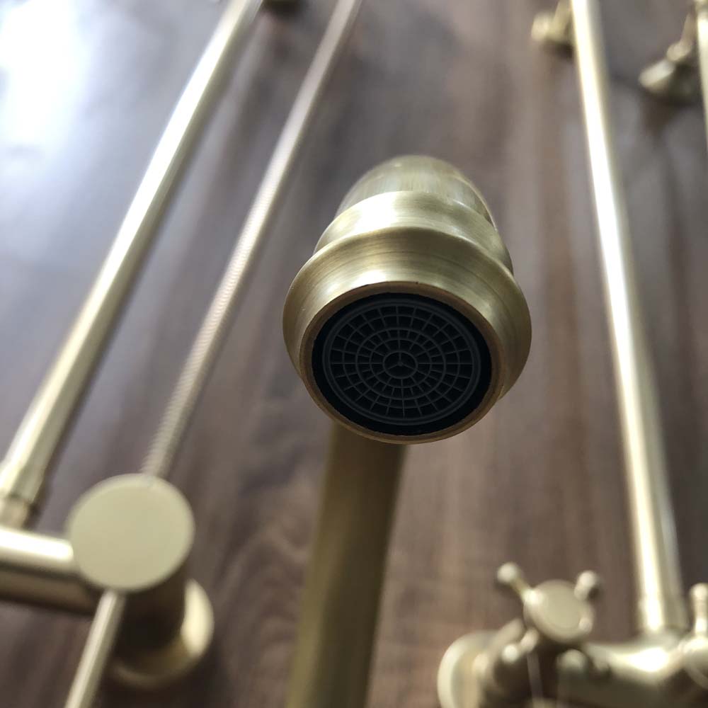 Vòi rửa bát nóng lạnh bằng đồng Kanly GCC07