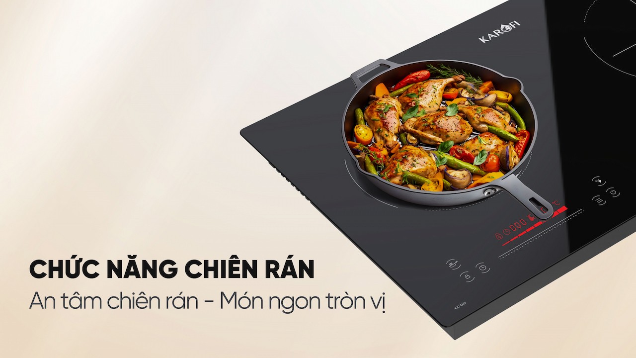 Bếp từ đôi cao cấp Karofi KIC-D63