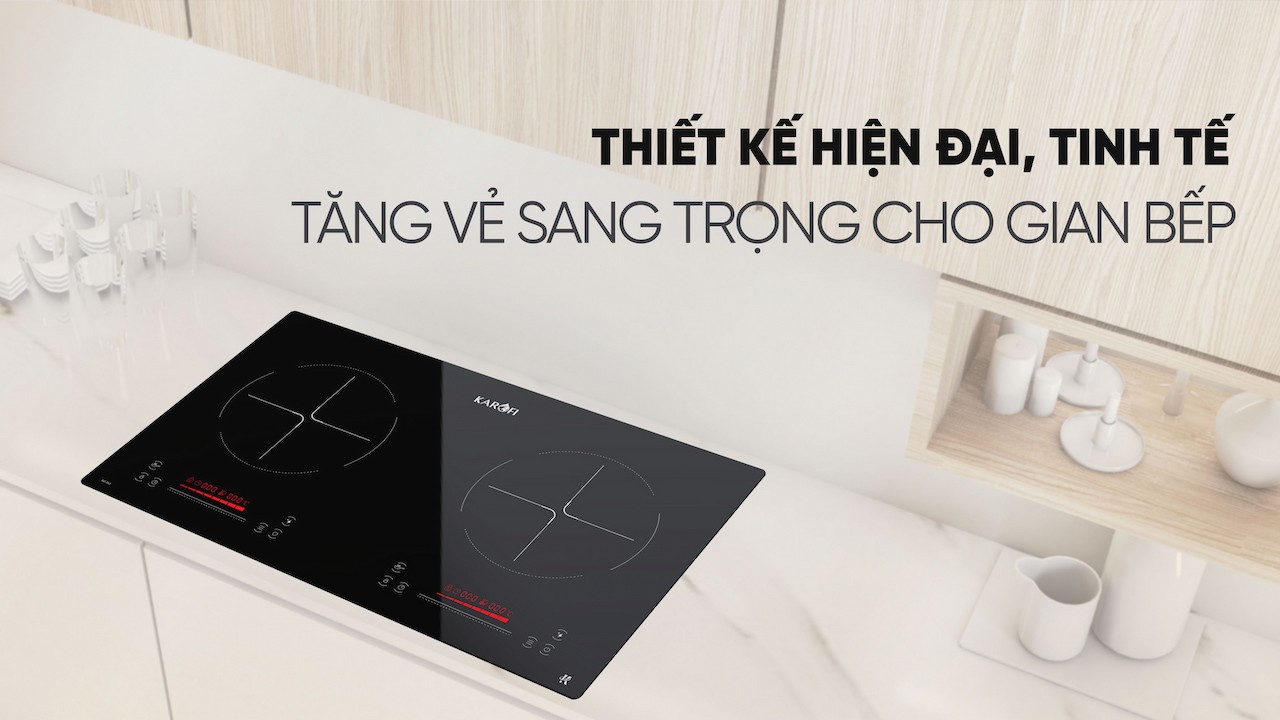 Bếp từ đôi cao cấp Karofi KIC-D63