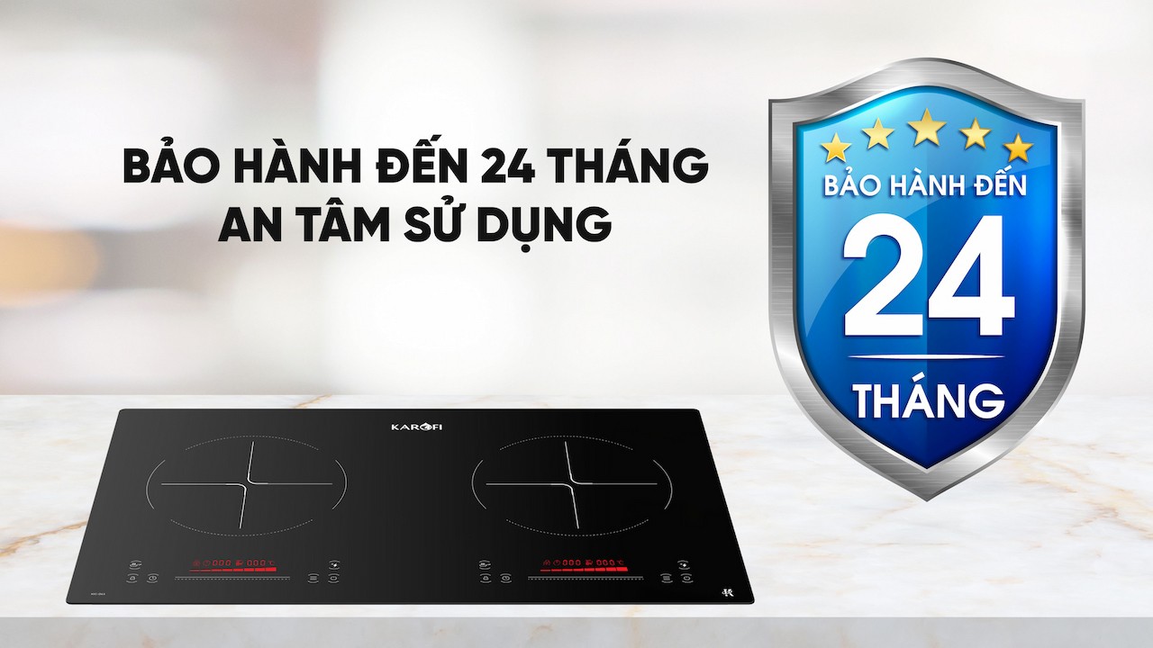 Bếp từ đôi cao cấp Karofi KIC-D63
