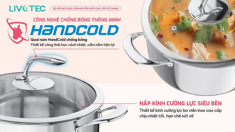 Bộ nồi inox cao cấp Livotec KMC-866