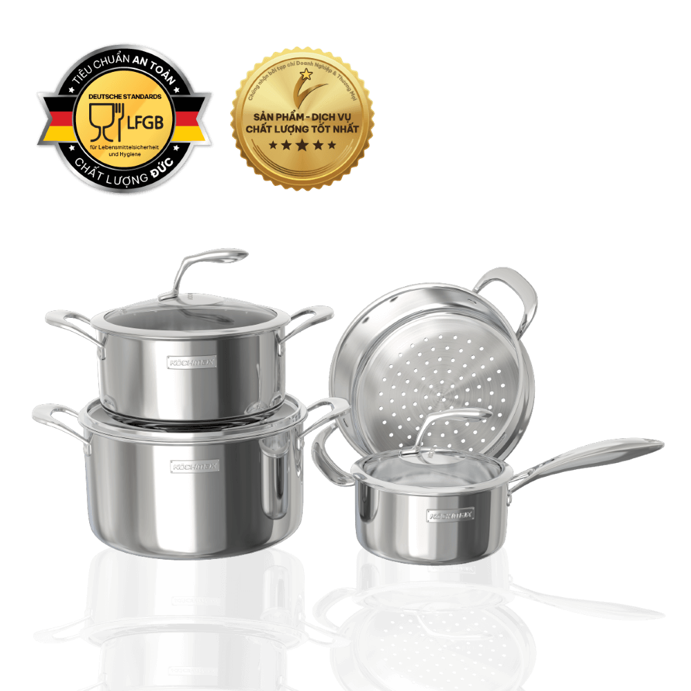 Bộ nồi inox cao cấp Livotec KMC-866