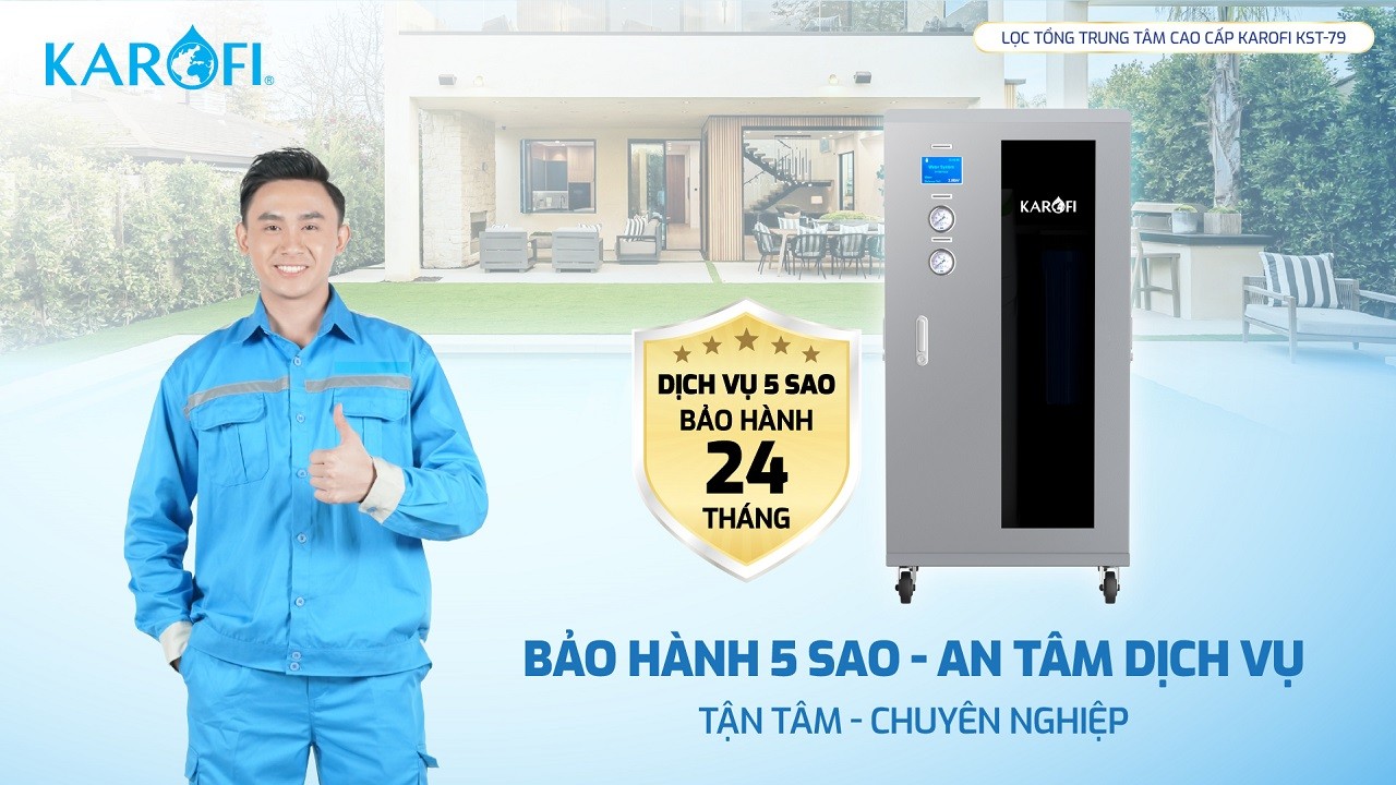 Hệ thống lọc tổng trung tâm cao cấp Karofi KST-79