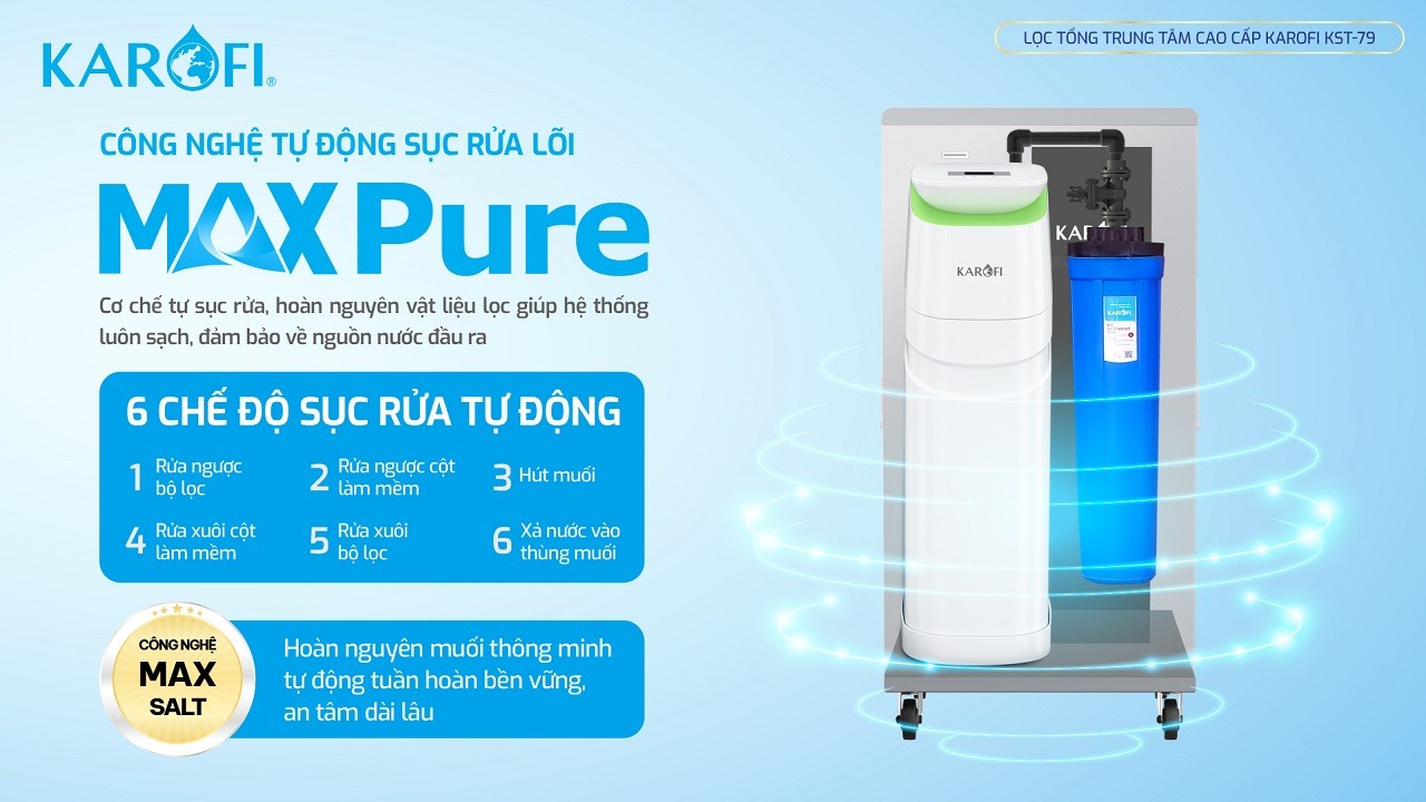 Hệ thống lọc tổng trung tâm cao cấp Karofi KST-79