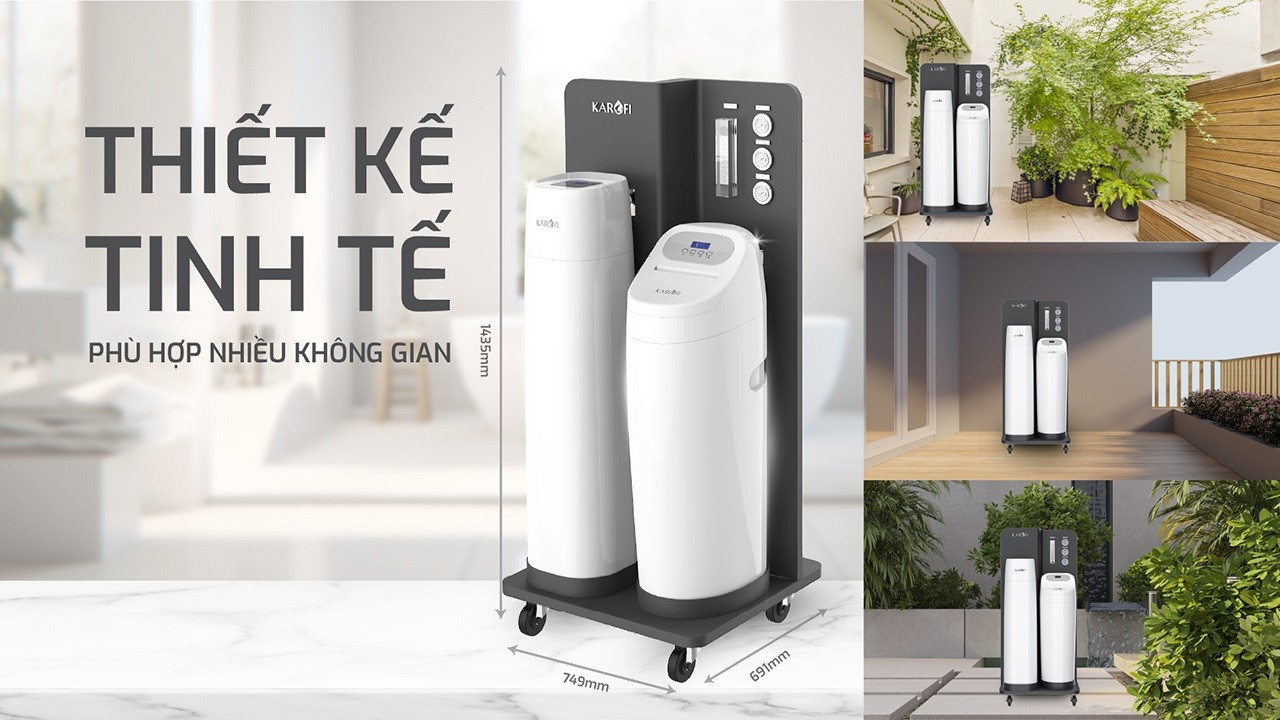 Hệ thống lọc tổng trung tâm cao cấp Karofi WHF-E666