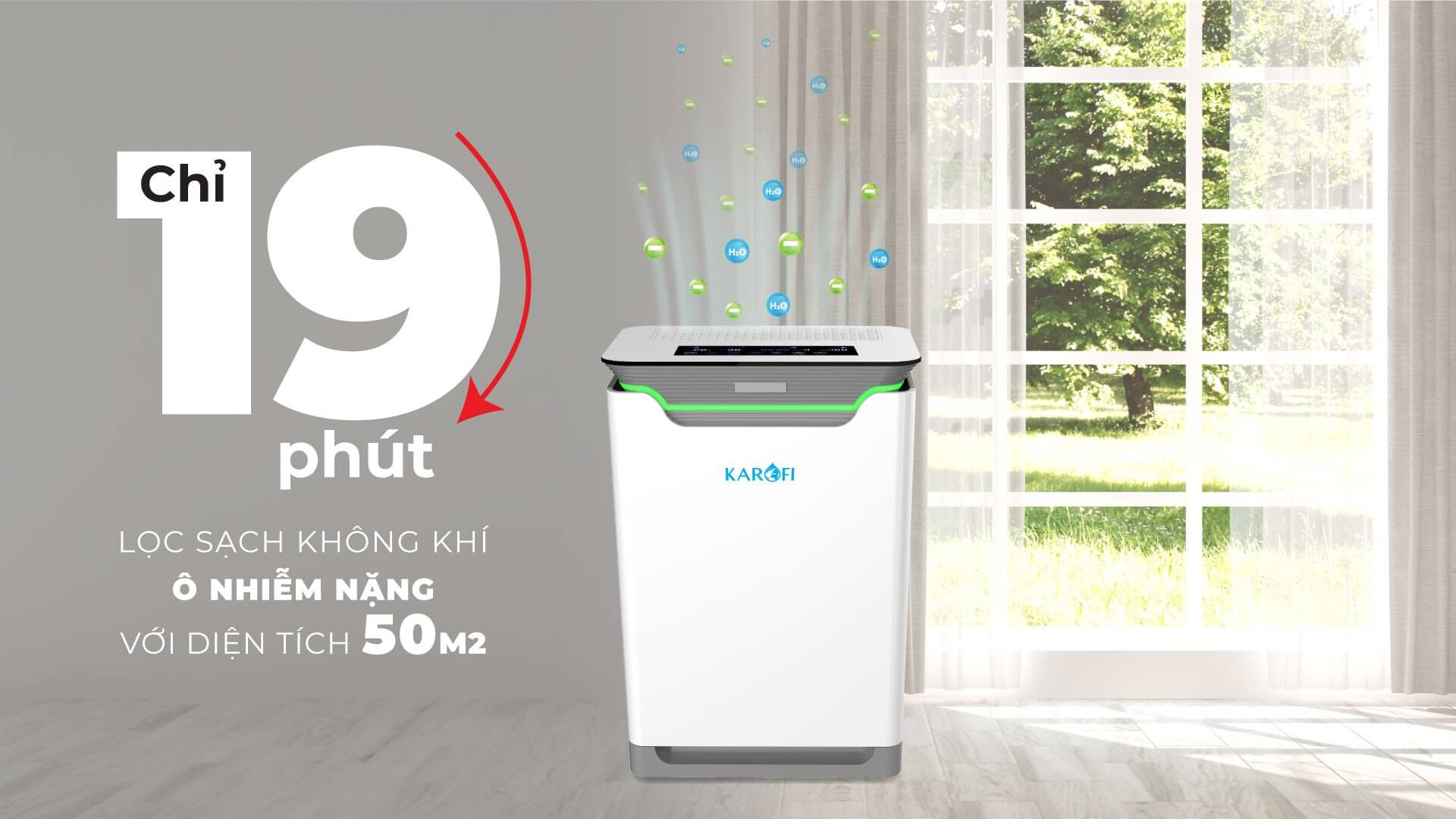 Máy lọc không khí Karofi KAP-317
