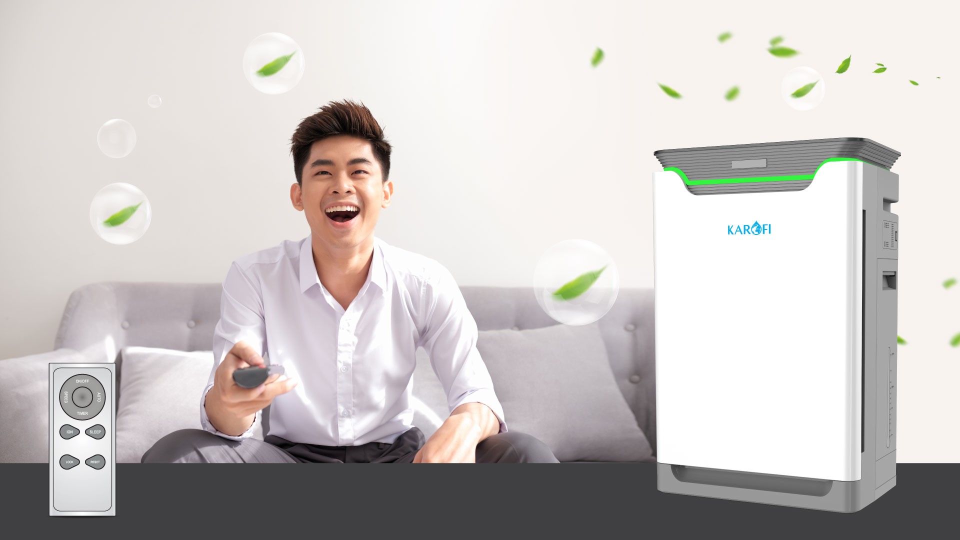 Máy lọc không khí Karofi KAP-317