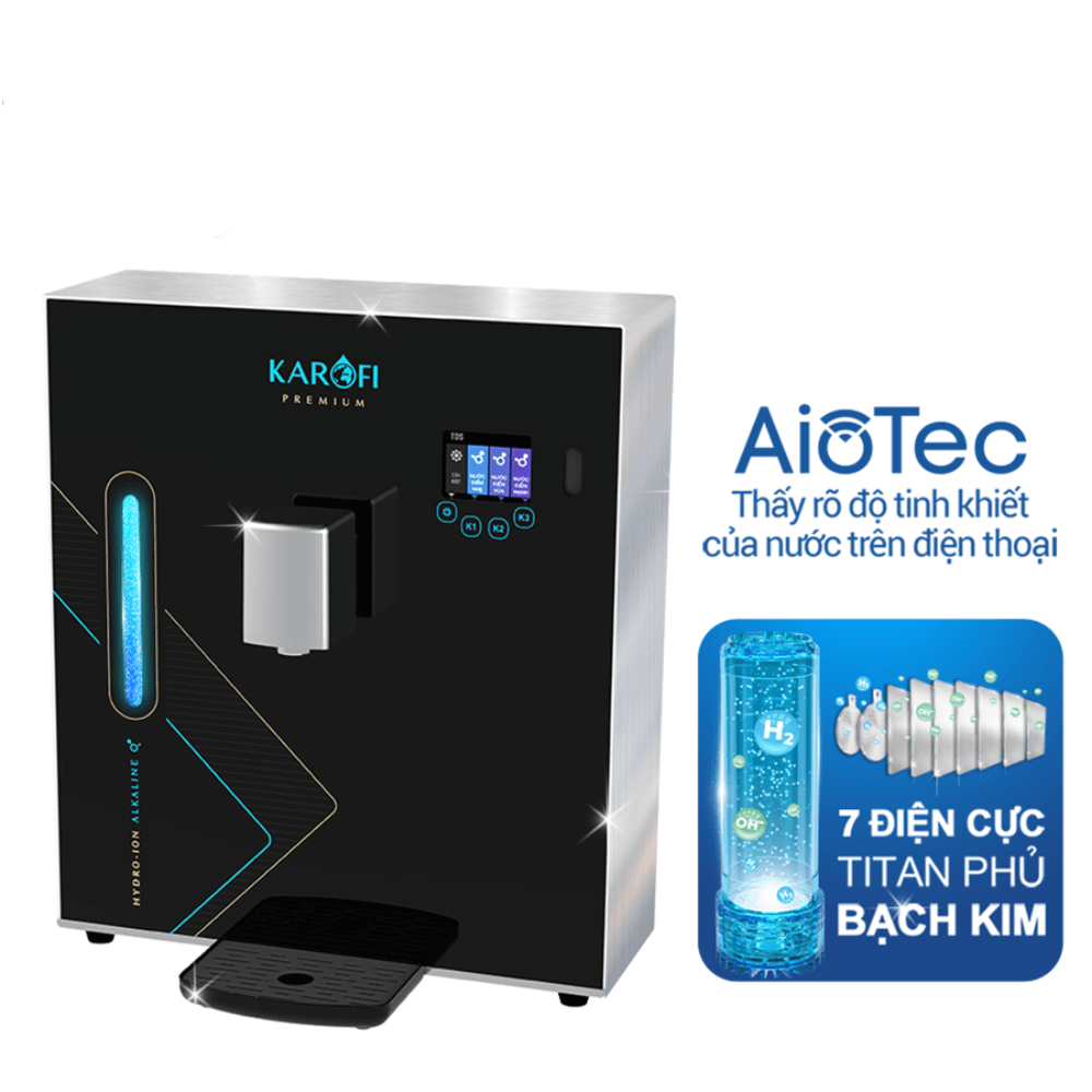 Máy lọc nước Hydro-ion kiềm Karofi DA8 PREMIUM
