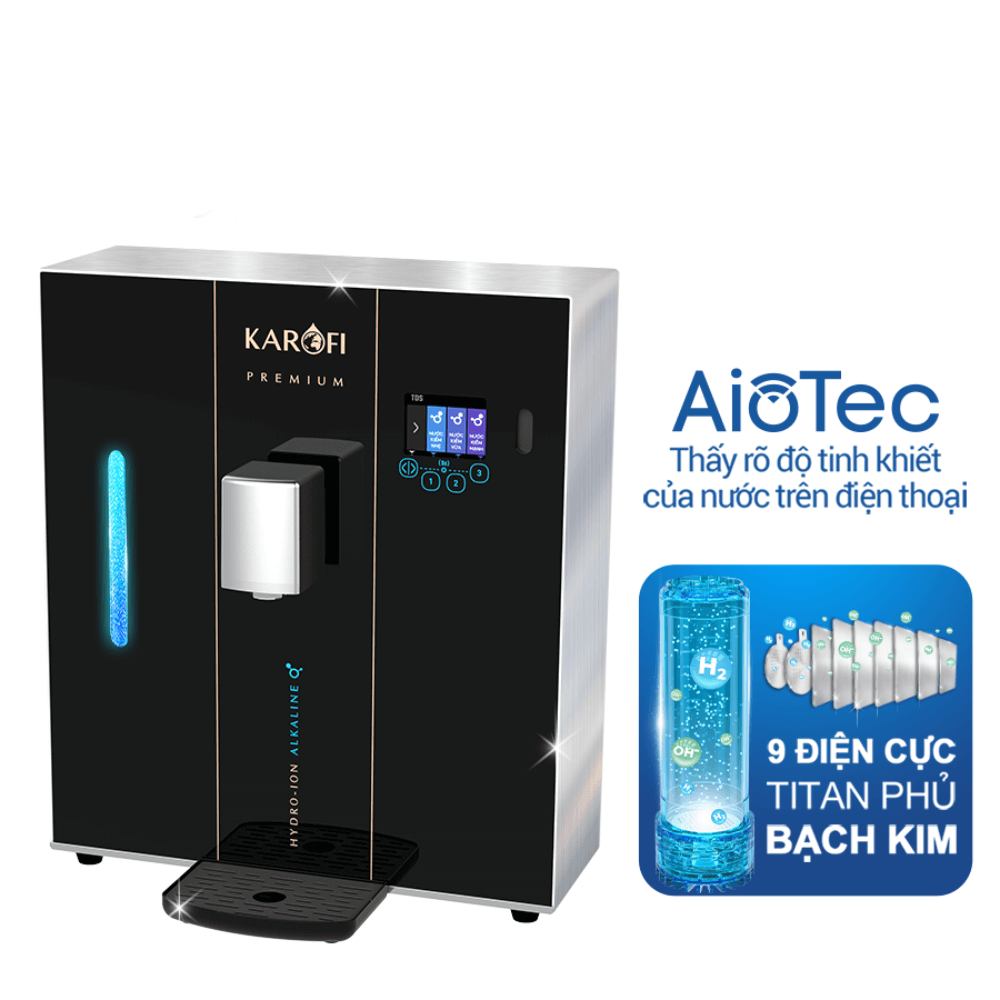 Máy lọc nước Hydro-ion kiềm Karofi DA9 PREMIUM