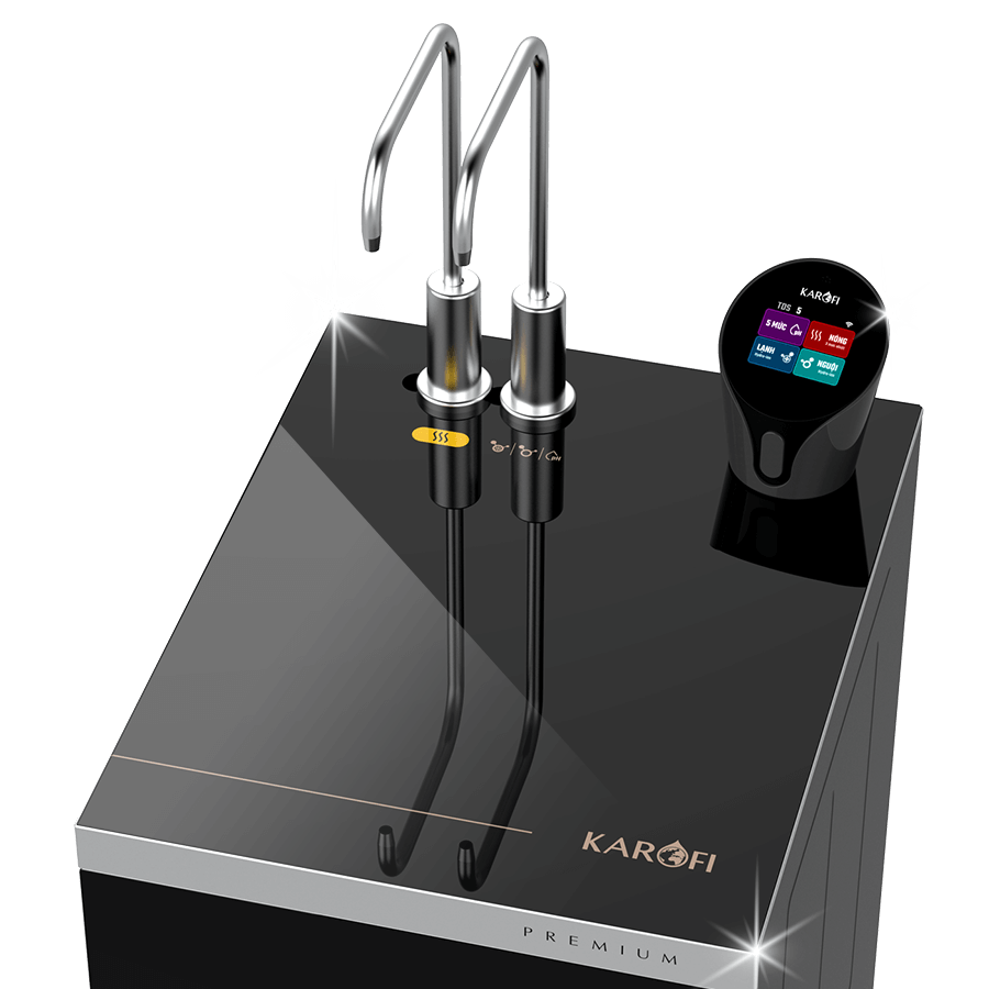 Máy lọc nước nóng lạnh Hydro-ion kiềm Karofi SA8 PREMIUM