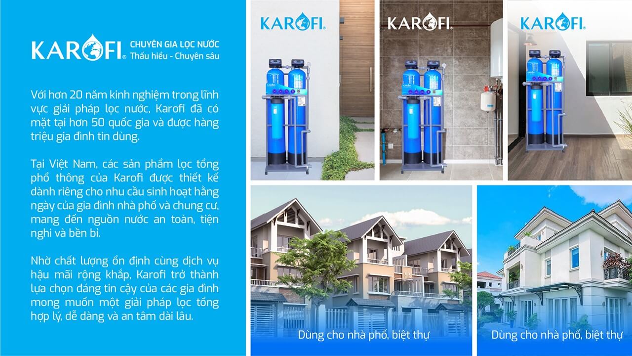 Máy lọc nước tổng đầu nguồn Karofi KTF-222C