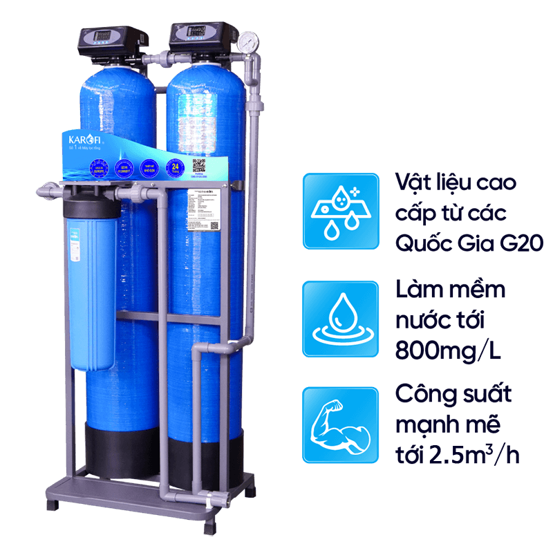 Máy lọc nước tổng đầu nguồn Karofi KTF-222C
