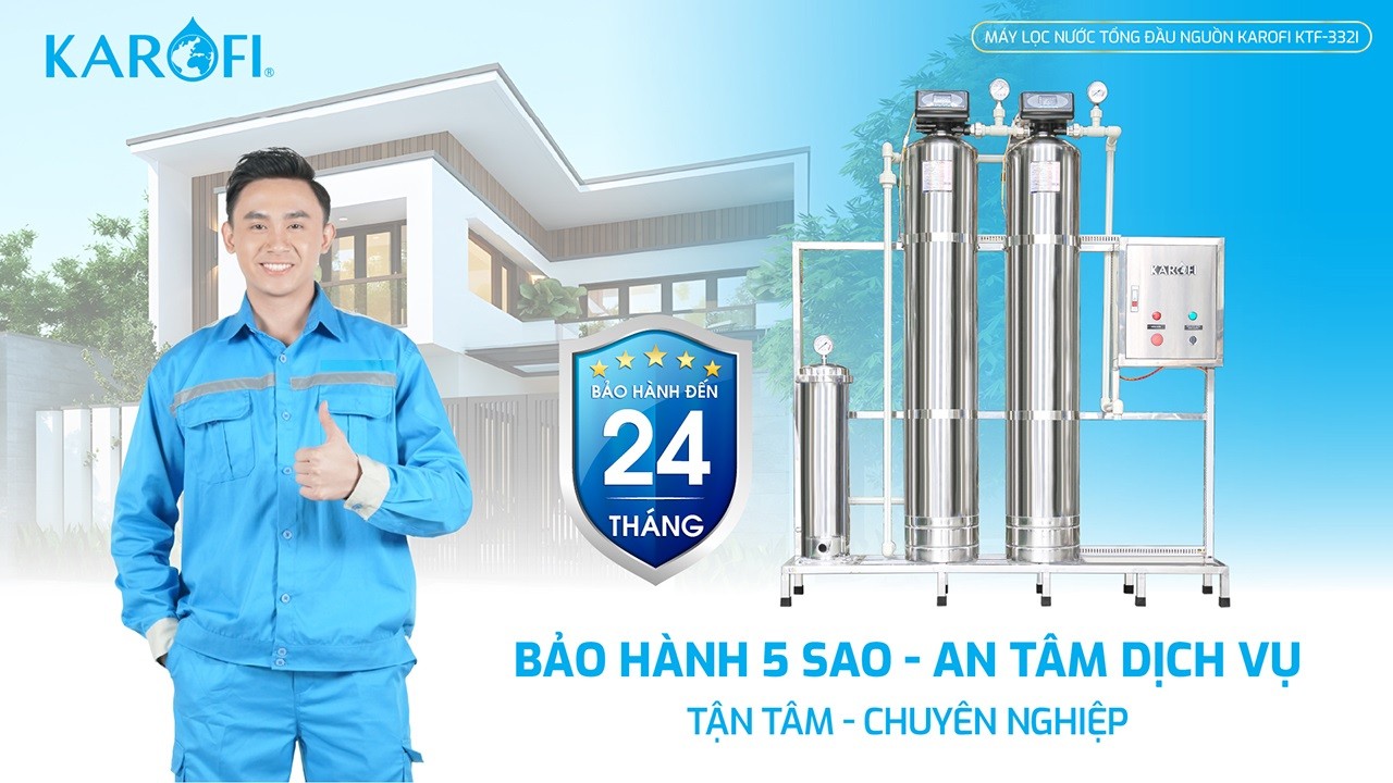 Máy lọc nước tổng đầu nguồn Karofi KTF-332I