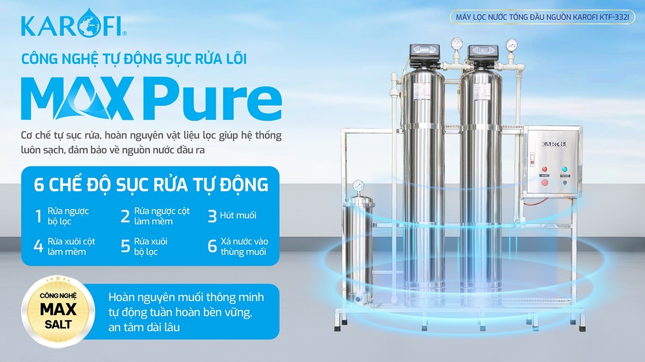 Máy lọc nước tổng đầu nguồn Karofi KTF-332I