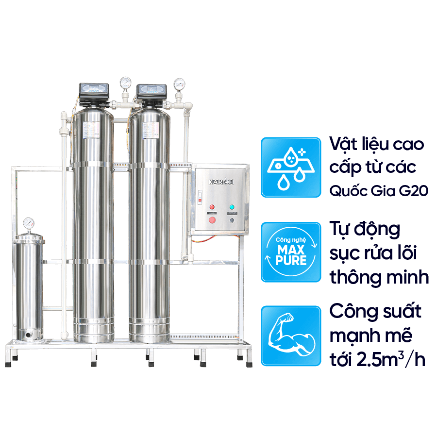 Máy lọc nước tổng đầu nguồn Karofi KTF-332I