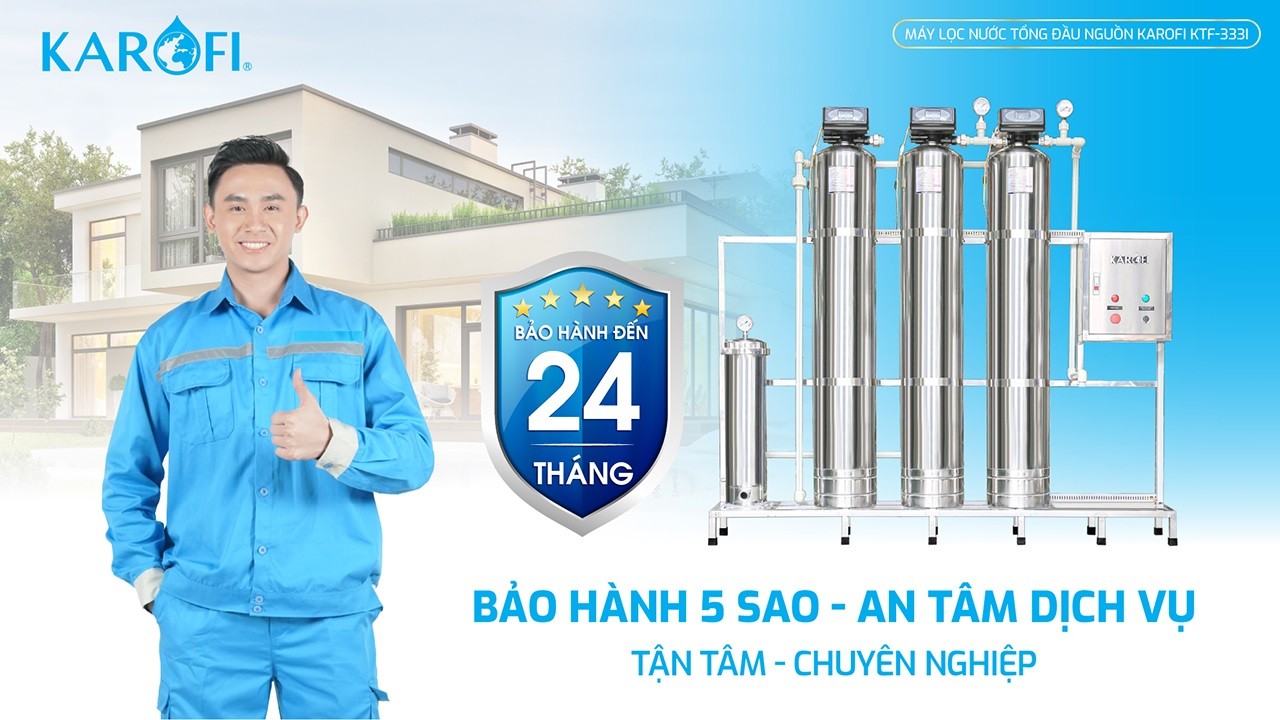 Máy lọc nước tổng đầu nguồn Karofi KTF-333I
