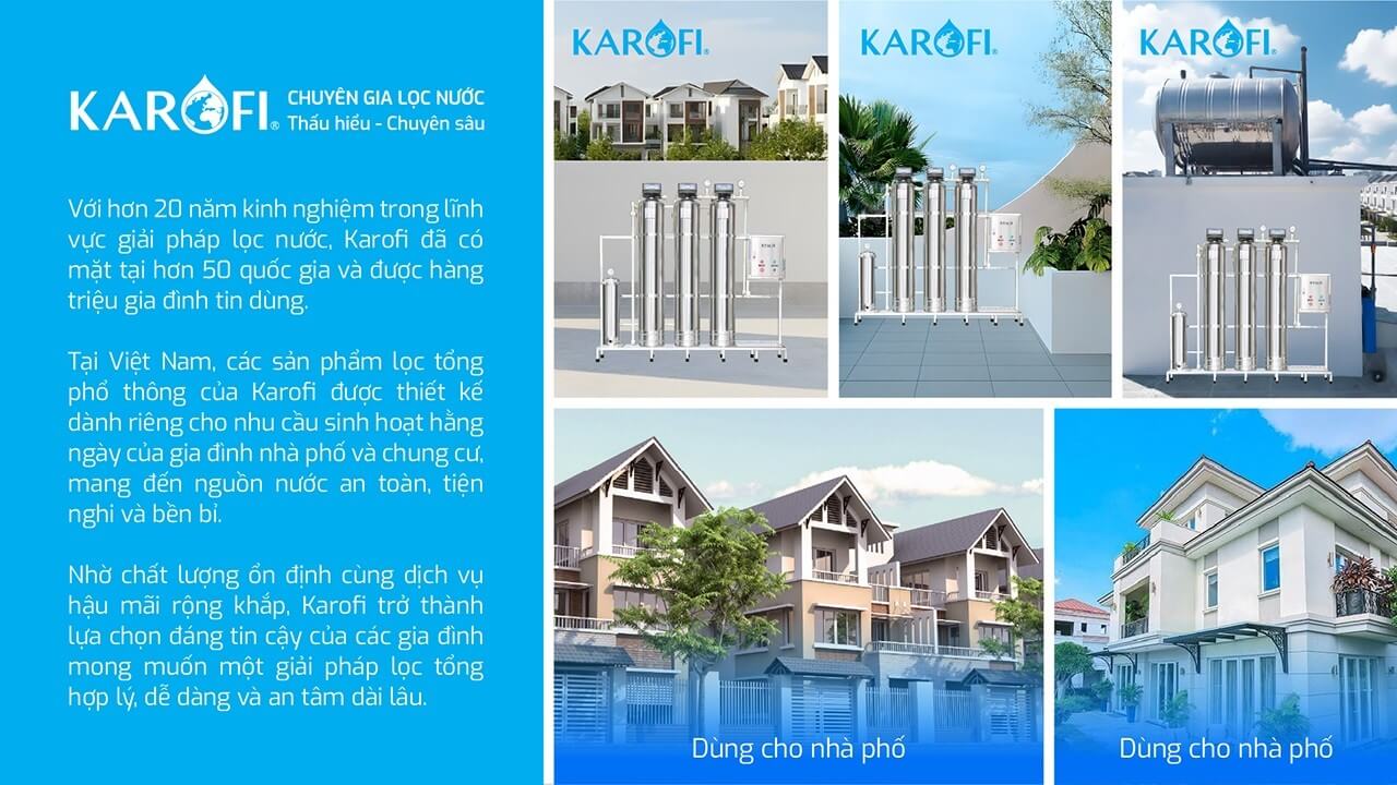 Máy lọc nước tổng đầu nguồn Karofi KTF-333I