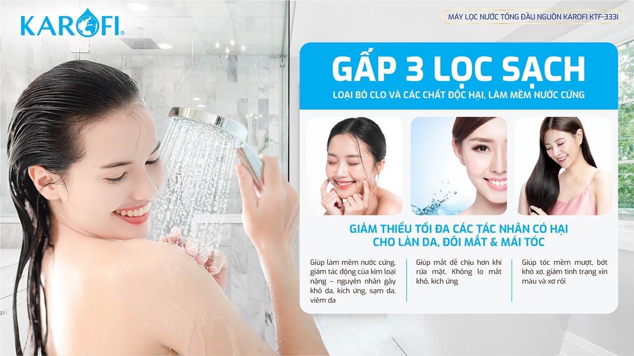 Máy lọc nước tổng đầu nguồn Karofi KTF-333I