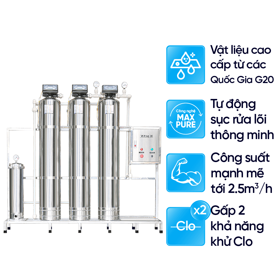 Máy lọc nước tổng đầu nguồn Karofi KTF-333I