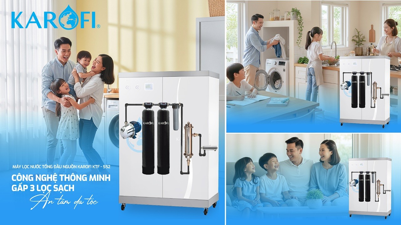 Máy lọc nước tổng đầu nguồn Karofi KTF-552