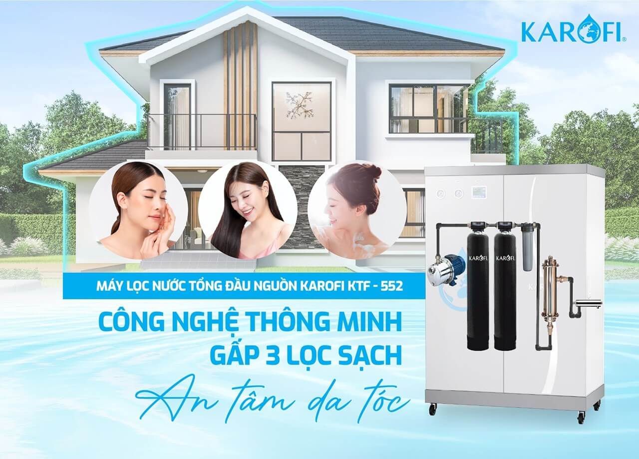 Máy lọc nước tổng đầu nguồn Karofi KTF-552