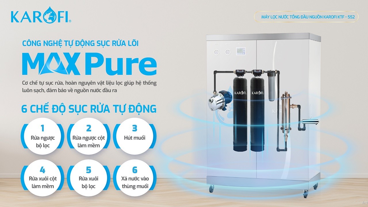 Máy lọc nước tổng đầu nguồn Karofi KTF-552