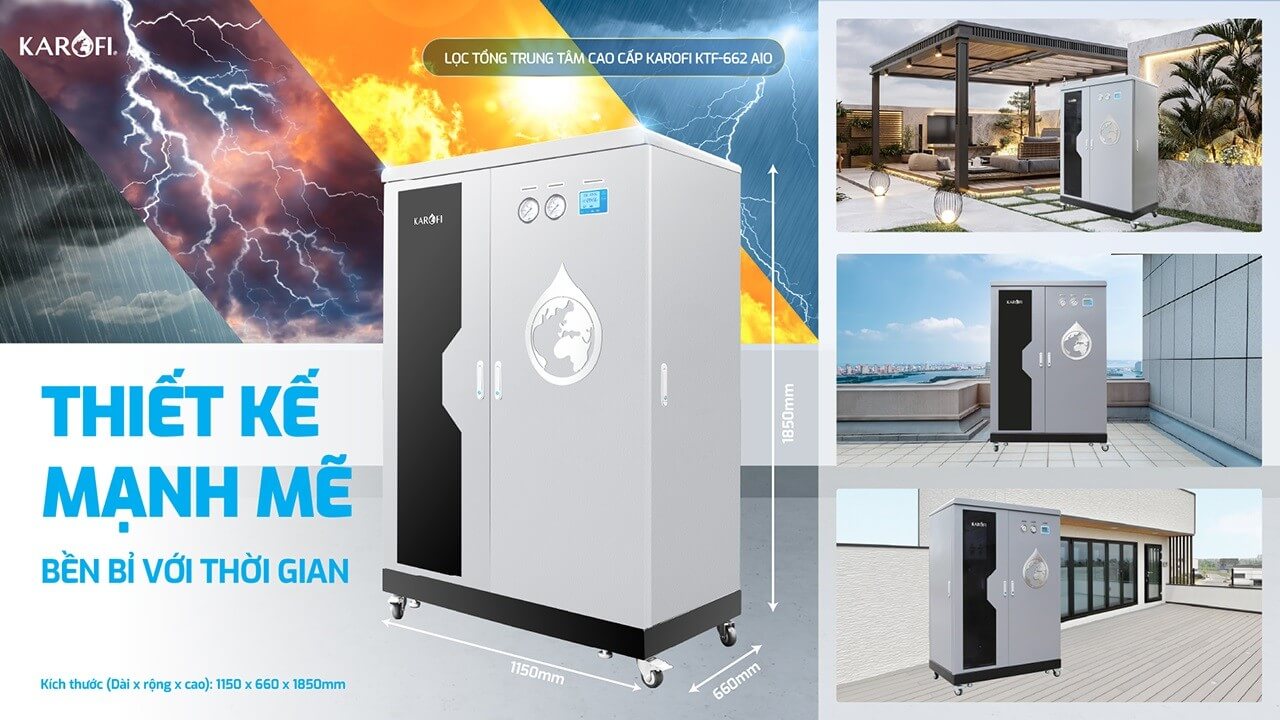 Máy lọc nước tổng đầu nguồn Karofi KTF-662-AIO