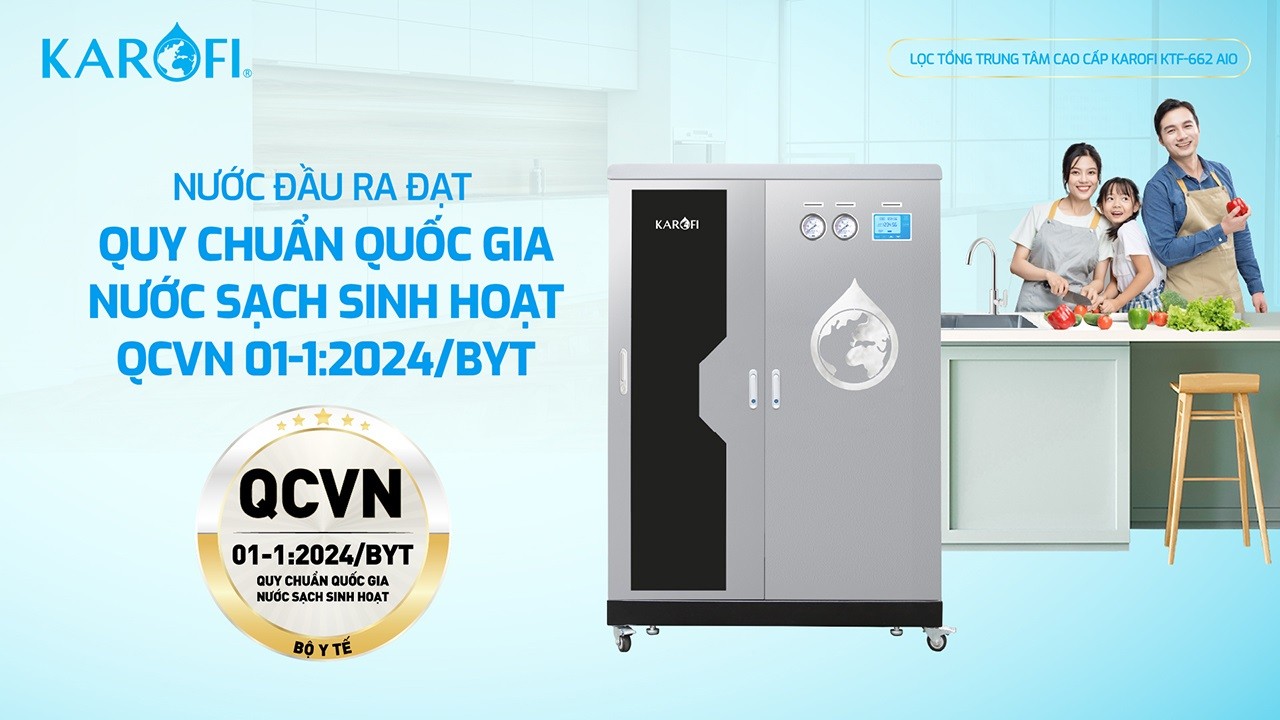 Máy lọc nước tổng đầu nguồn Karofi KTF-662-AIO