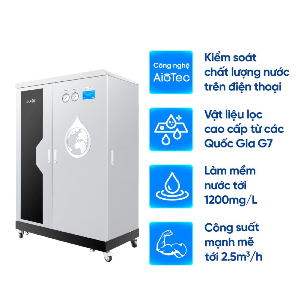 Máy lọc nước tổng đầu nguồn Karofi KTF-662-AIO