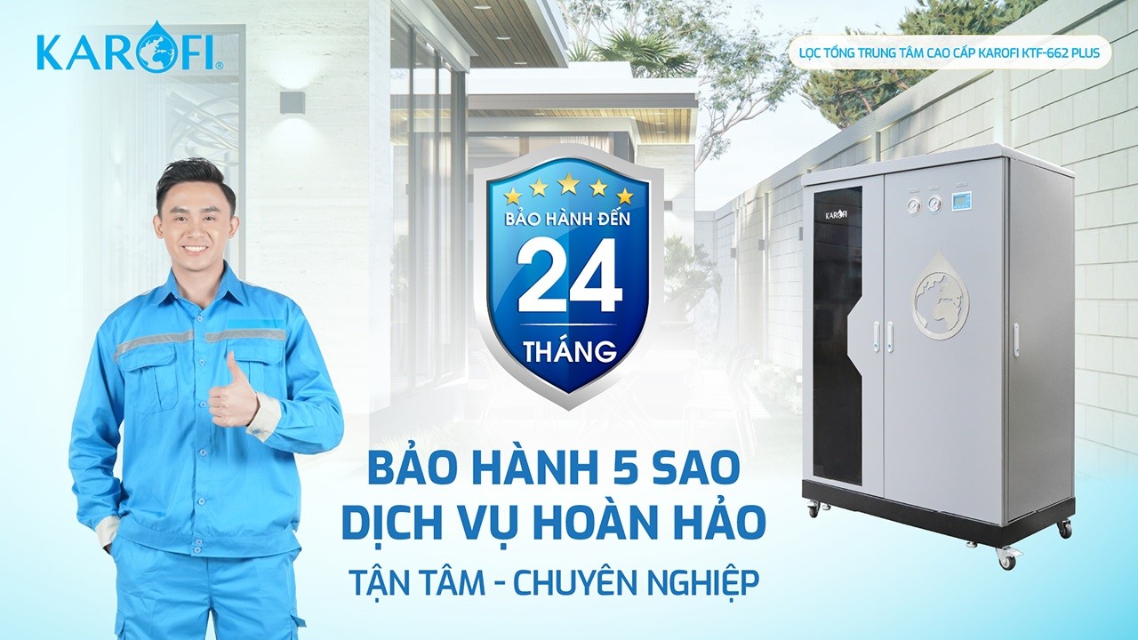 Máy lọc nước tổng đầu nguồn Karofi KTF-662 PLUS