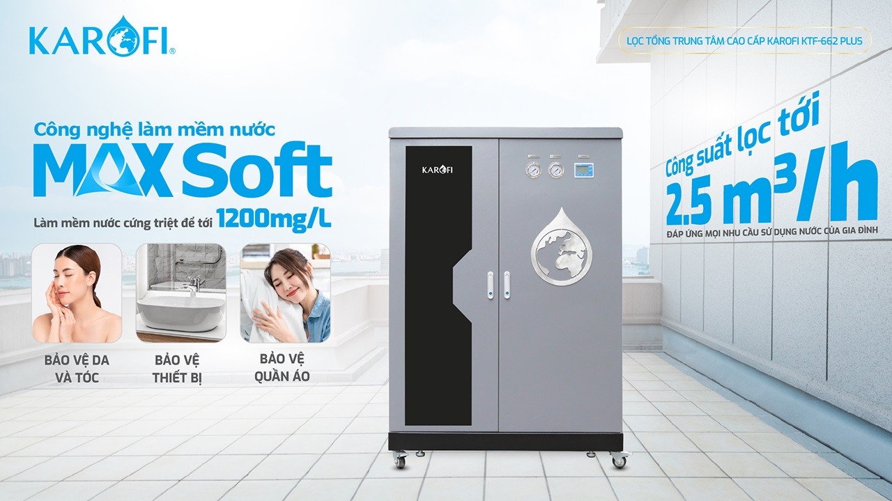 Máy lọc nước tổng đầu nguồn Karofi KTF-662 PLUS