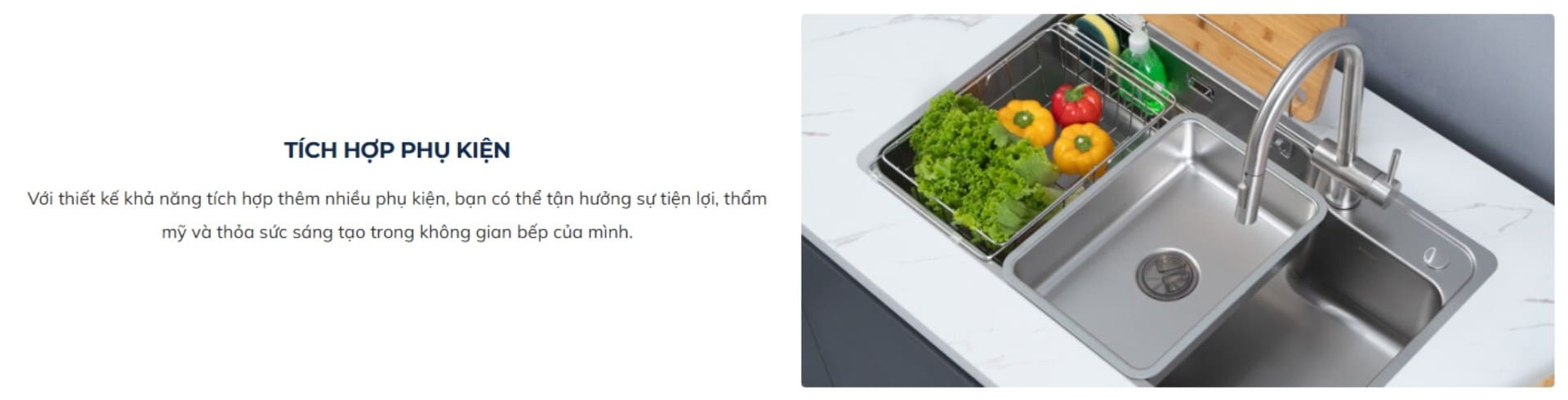 Chậu rửa chén Posco 304 Linen dập nổi KLUGER KH8048FS-S80Plus (HARU Series)