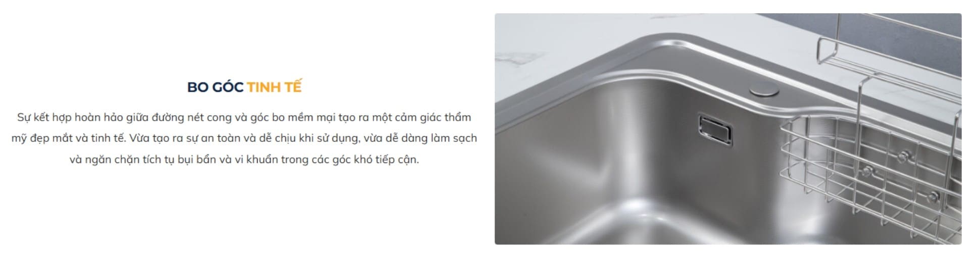 Chậu rửa chén Posco 304 Super Linen dập nổi KLUGER KT8050SLPlus (TAKI Series)