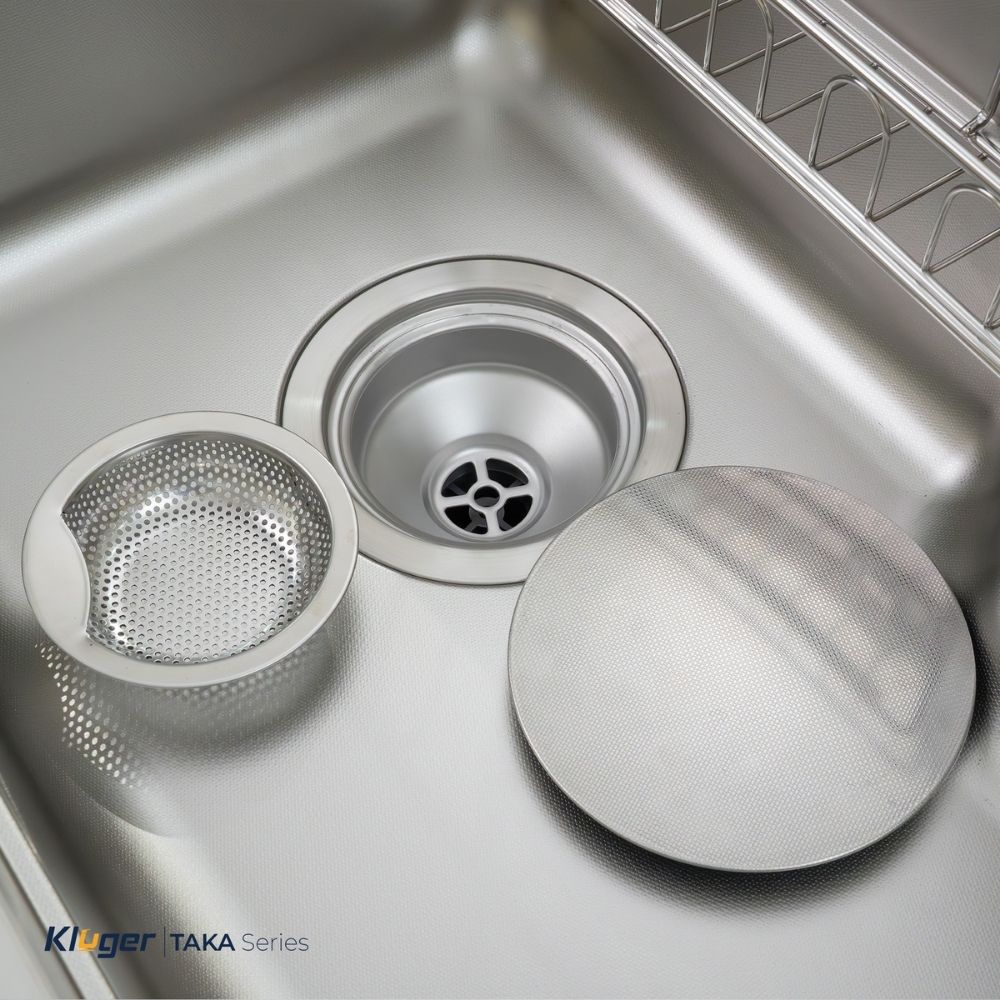 Chậu rửa chén Posco 304 Linen dập nổi Kluger KF7848FS - DO Plus