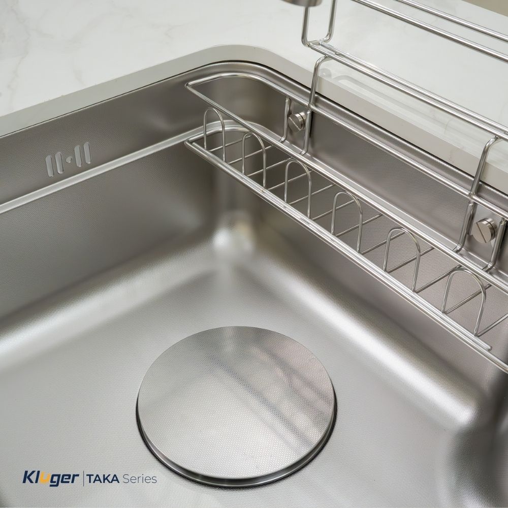 Chậu rửa chén Posco 304 Linen dập nổi Kluger KF7848FS - DO Plus