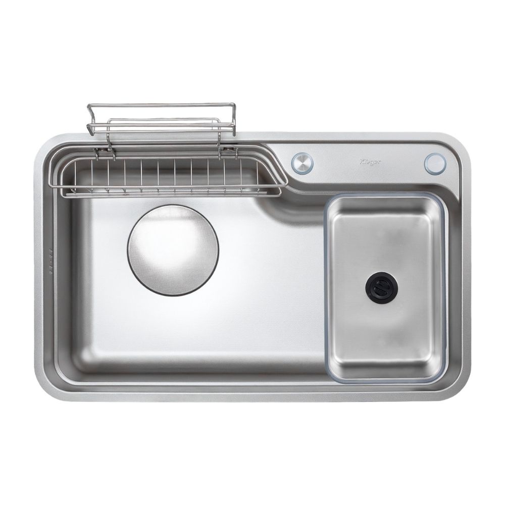 Chậu rửa chén Posco 304 Linen dập nổi Kluger KF7848FS - DO Plus